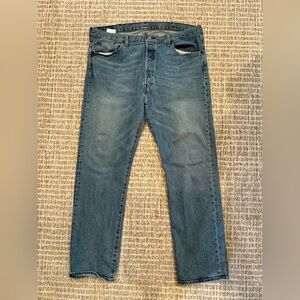 Levi's Men's 501 Original Fit Straight Leg Button Fly Jeans 38x30